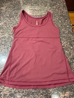 Lucy Athletic Tank Top Maroon Size S